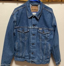 Levi Strauss Co Signature Denim Men's Trucker Jacket Size L