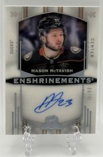 Mason McTavish 2024-25 Upper Deck The Cup Enshrinements On-Card Auto /99! Ducks