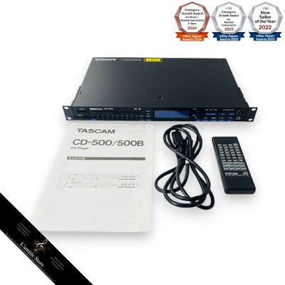 TASCAM CD-500 CDプレーヤー Tascam CD-500 Single-Rackspace Disc CD Player CD500 Black