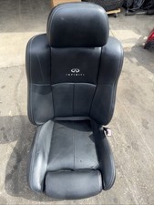 2010 13 Infiniti G37 Sport Sedan Seat Black Color Works Good Rh