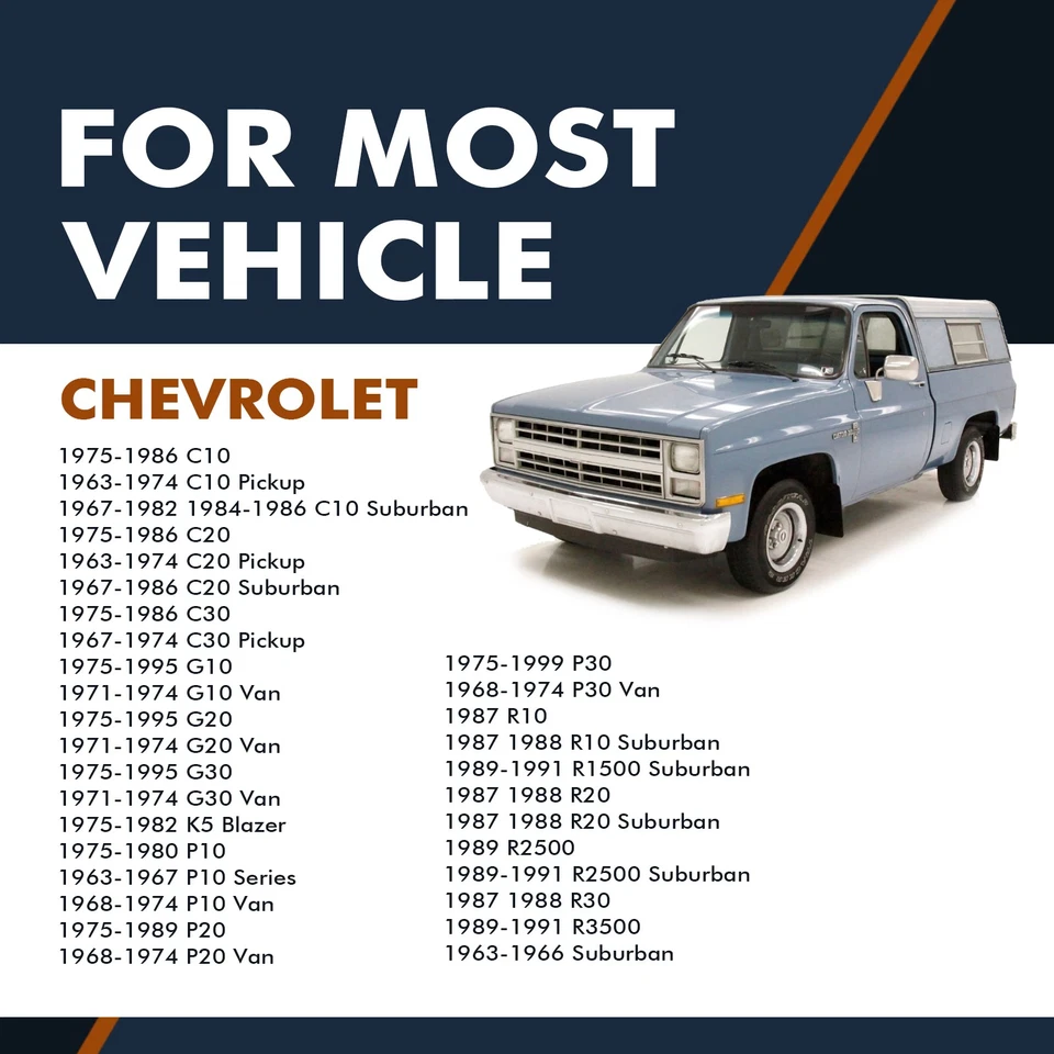 Par de 2 amortiguadores delanteros para camioneta Chevrolet P20 1968-1974 Foto 2 de 3