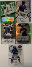 Texas Rangers LOT 5 AUTO Jack Leiter Kumar Rocker Josh Smith Moore Zavala !!