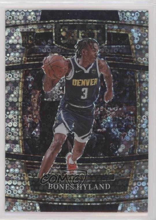 2021-22 Panini Select Concourse Disco Prizm Bones Hyland #79 n0c