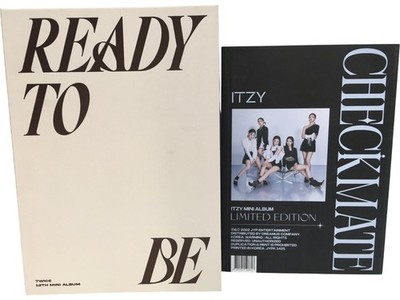 TWICE 12th Mini Album Ready To Be & ITZY Checkmate Limited Edition CDs