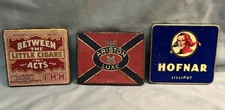VTG &lsquo;BETWEEN ACTS&rsquo;  HOFNAR LILLIPUT- Aniston Luxe Cigar & Cigarette Tins   T243