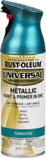 Rust-oleum Universal Metallic Spray Paint 11 Oz Turquoise Finish
