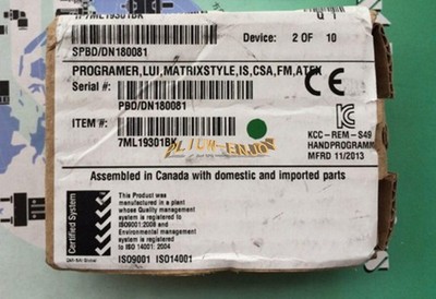 ONE New Siemens 7ML1930-1BK Manual Operator 7ML19301BK