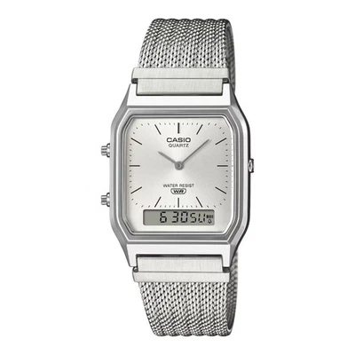 Casio Casio Collection Vintage Silber Unisex Armbanduhr AQ-230EM-7AEF - Bild 1 von 4