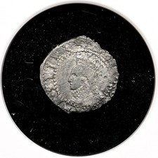 ENGLAND. Elizabeth I. 1558-1603. Silver Penny, S-2580, NGC XF Details