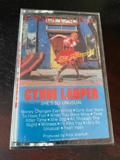 Sealed 1983 Cyndi Lauper She’s So Unusual Cassette Tape