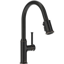 Oil Rubbed Bronze Kitchen Faucet with Pull Down Sprayer, Single Hole Kitchen
