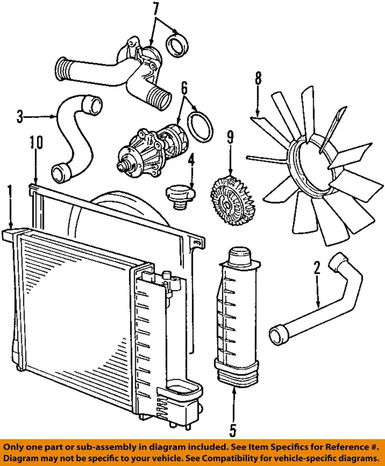 Used Engine Coolant Reservoir fits: 2001 Bmw X5 2.8 Grade A - Image 3 of 4