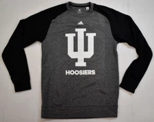 adidas Mens NCAA Indiana Hoosiers Climawarm Sweatshirt New Small