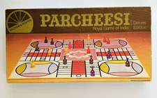 Vintage Parcheesi Deluxe Edition Selchow & Righter, 1975 -Royal Game of India