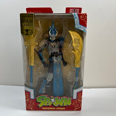 McFarlane Toys Gold Label Collection Mandarin Spawn 7'' Action Figure NIB Blue