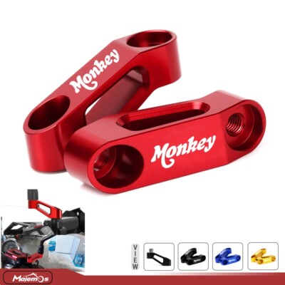 For Honda Monkey 125 125M 125MA 2019-2026 Rearview Mirror Risers Extenders Kit