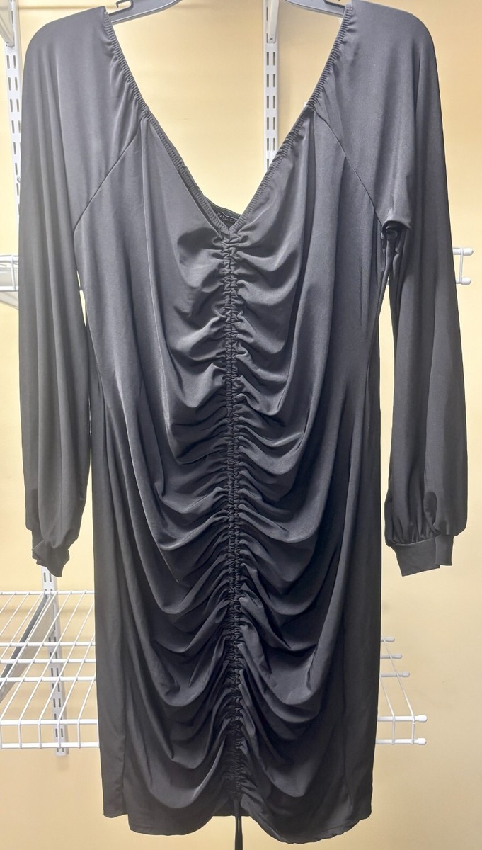 Fashion Nova Fit Your Needs Mini Ruched With Drawstring Dress Women's Sz 2XL New | eBay Fashion Nova Fit Your Needs Mini Ruched With Drawstring Dress Women's Sz 2XL New | eBay