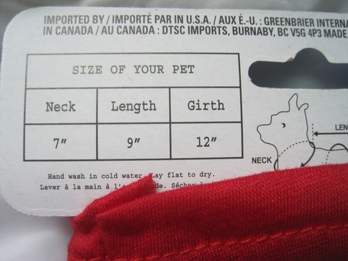 Red Shirt with Studded Heart Breaker Bling~New~PET Dog~Small~LBDDM - Picture 3 of 3