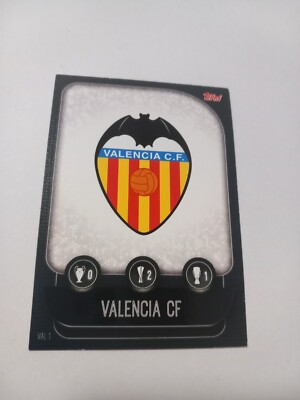 Trading Karte Wappen FC Valencia NEU 
