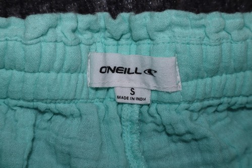 O'Neill Shorts Women's Size S Elastic Waist Double Gauze Mint Green Inseam 2" - Picture 4 of 13