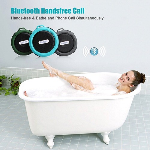 Mini Lautsprecher Bluetooth Tragbarer Soundbox Musikbox MP3 Radio Wasserdicht DE - Bild 8 von 12