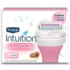 Schick Intuition Ultra Moisture With Shea Butter, 3 Cartridges