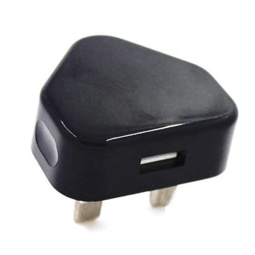 Cargador USB Enchufe Reino Unido Adaptador de Corriente Cargador de Viaje de Pared 5V 1A para Smartphone PC - Imagen 7 de 15