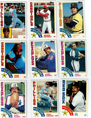1984 TOPPS BASEBALL COMPLETE YOUR SET U PICK 251-500