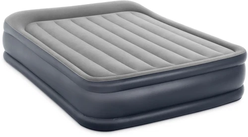 Intex Indoor Luftbett Queen Deluxe Pillow Rest Raised 203x152x42cm Pumpe 64136ND