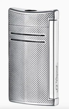 S.T. Dupont MaxiJet Lighter, Chrome Grid, 020157N (20157N), New In Box