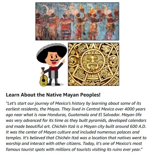 Let’s Learn About Mexico! - A history book for Children, Kids, and Young Adults! - Image 3 of 4