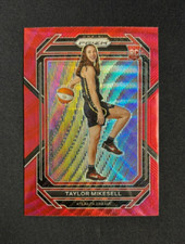 2023 Panini PRIZM WNBA Taylor Mikesell Ruby Wave Rookie #145 RC Atlanta Dream