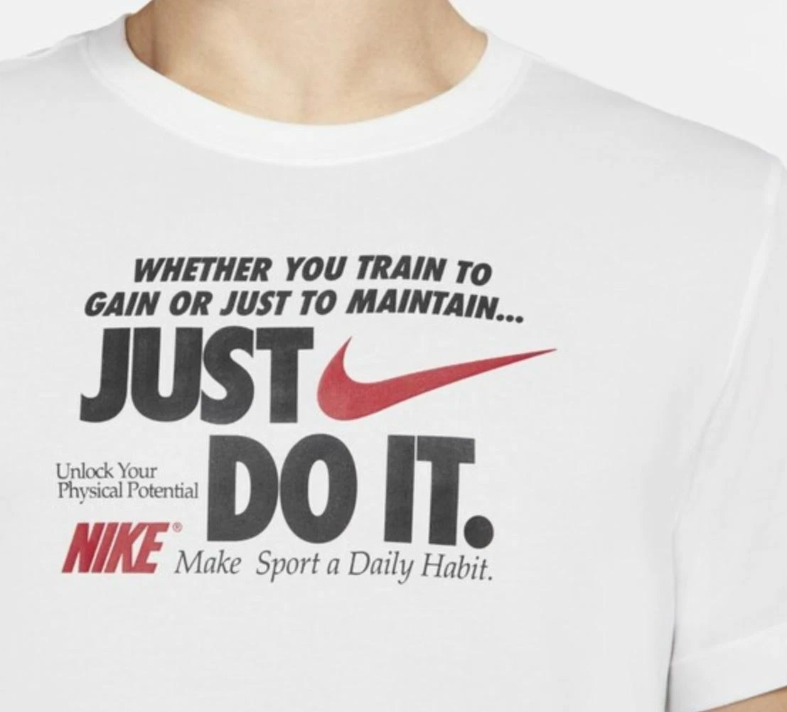 Nike Dri FIT Men s JDI Training T Shirt White DA0643 Size XL NEW