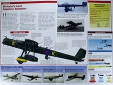 Handley Page HP 50 Heyford Picture Brochure Pamphlet Out of Print Info Sheet