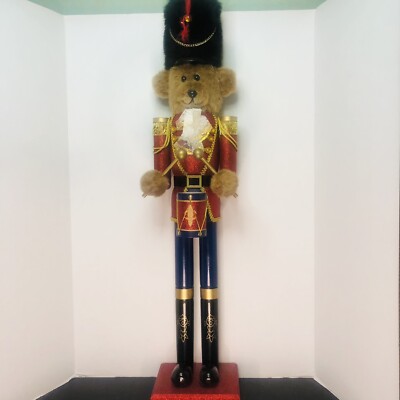 Bear Nutcracker 36  Tall Christmas Hanse Design Ltd