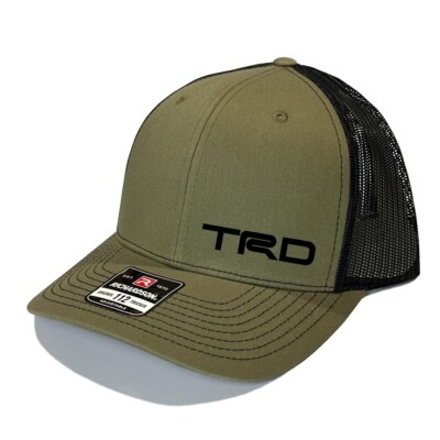 TRD Richardson Premium Olive Black Hat Tundra Tacoma 4Runner Off Road Cap