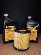 Dewalt Porter Cable 7.5 HP Compressor Maintenance Kit Synthetic Oil & Air Filter