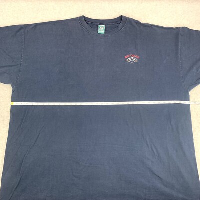 Vintage 1999 Big Dogs “Stay In The Pits” Race Car Navy Blue