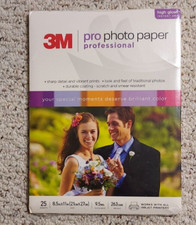 3M High Gloss Professional Photo Paper 8.5" x 11" Inkjet 9.5mil - 25 sheets