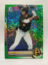 2022 Bowman Chrome Geen Refractor MATT FRAIZER 1st Bowman PIRATES #BCP-91  /99