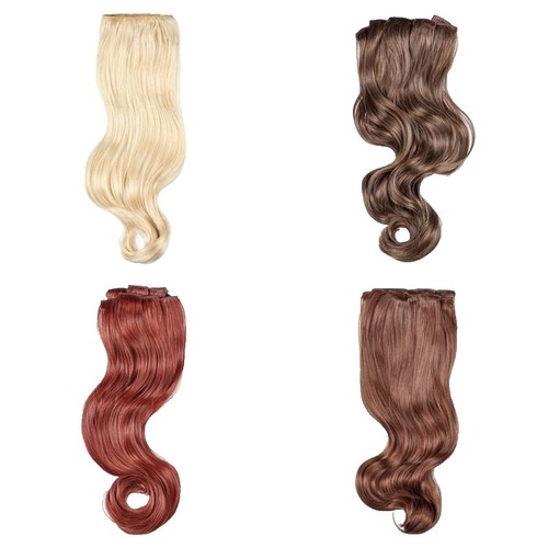 Short Hair Extensions 6PCS 14 Inch Wavy Curly Hairpieces  display picture 3