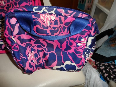 Very Bradley Katalina Pink Backpack and lunchbox Shop Vera Bradley Lunch Bunch, Katalina Pink, – Luggage Factory main image 2