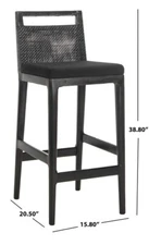 Safavieh DARIN BARSTOOL, Reduced Price 2172744786 SEA4015A