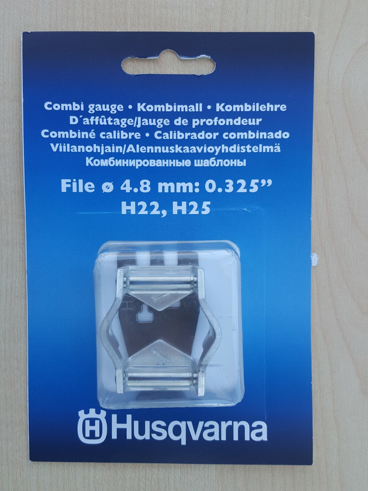 Affilacatene originale Husqvarna Combi Gauge File 4,8 mm 0,325" H22, H25