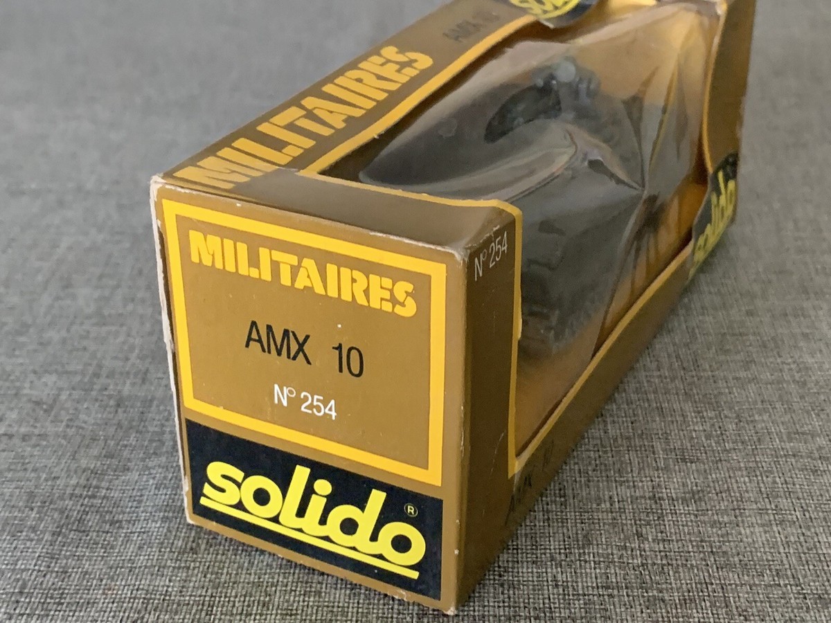 Jouet Ancien Solido - Char Militaire AMX 10 - Échelle 1/43 - Collection