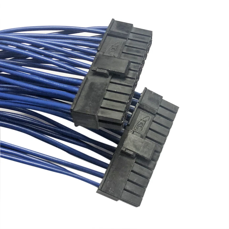 5X Power Extension Cable ATX 24Pin 1 to 2 PSU Male to Female Y Splitter Gtz - Image 4 of 4