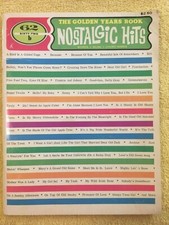 60 Nostalgic Hits Sheet Music The Golden Years Book PB G