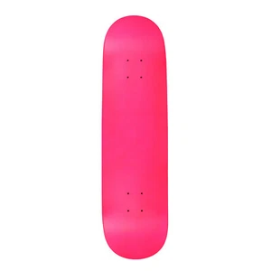 Moose Blank Skateboard Deck Neon Pink 7.5"