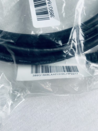 HP 917445-0012217 6ft DP Cable DisplayPort Male to Male V1.2 4K 60Hz NEW - Picture 3 of 4