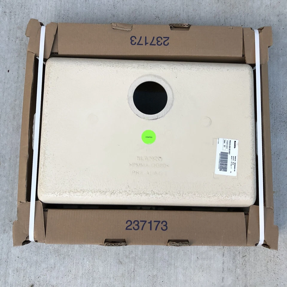 New Blanco Precis SILGRANIT Undermount Basin Kitchen Sink 25”x18” 5” ADA $500 RV - Image 4 of 4